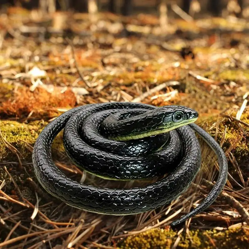 Резиновая искусственная змея игрушка имитация искусственной змеи страшная