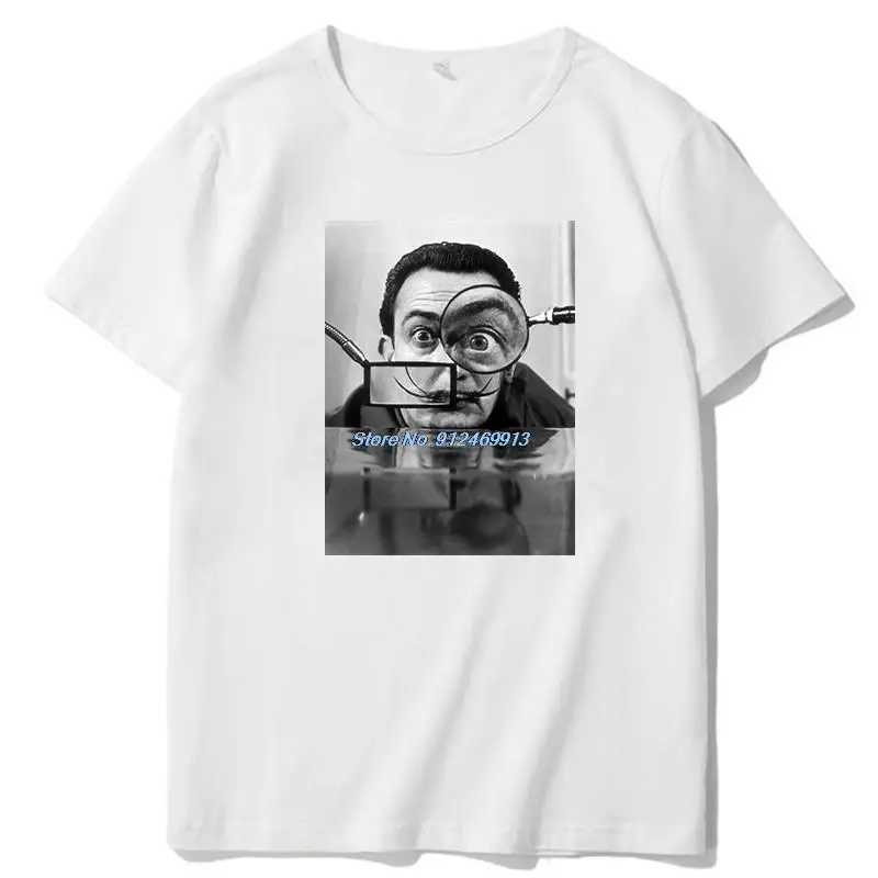 Классическая мужская футболка salvador dali Cool Gift Tee футболки с рисунком летние