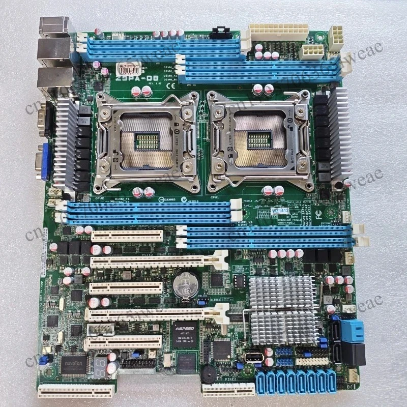 Фото Материнская плата E5-2680V2, детали Z9PA-D8, для двухпроцессорного сервера №1