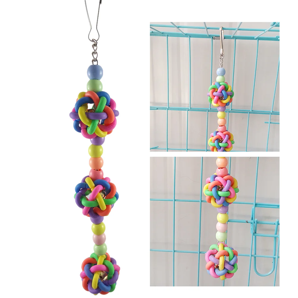 

1pc Parrot Colorful Funny Cage Accessories Bite Supplies for Bird Parrot