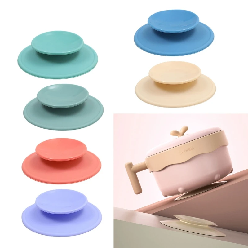

Baby Feeding Anti-slip Pads Suction Cup Children Silicone Dish Cup Double Sucker Mats Coasters
