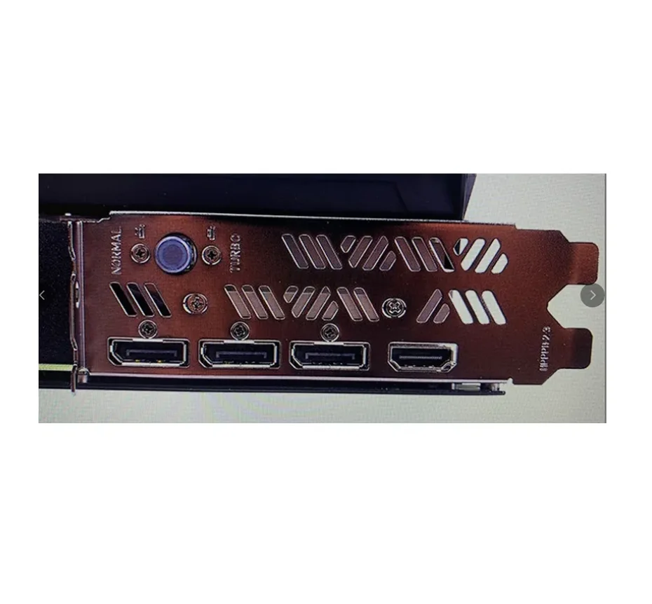 Оригинальная защитная задняя панель IO I/O, видеокарта, графические карты, GPU для цветных RTX3080 VuIcan OC 10G LHR