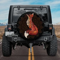 spare tire cover camper with or without backup camera hole fox mandala spare tire cover for bronco trailer rv tire covers fl