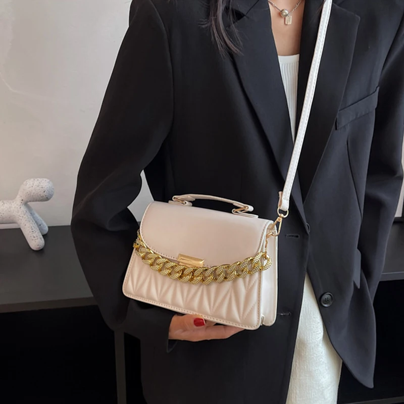 2023 New Designer Female Shoulder Bags Fashion Chain Crossbody Bags for Women Luxury Brand Ladies Handbags and Purses