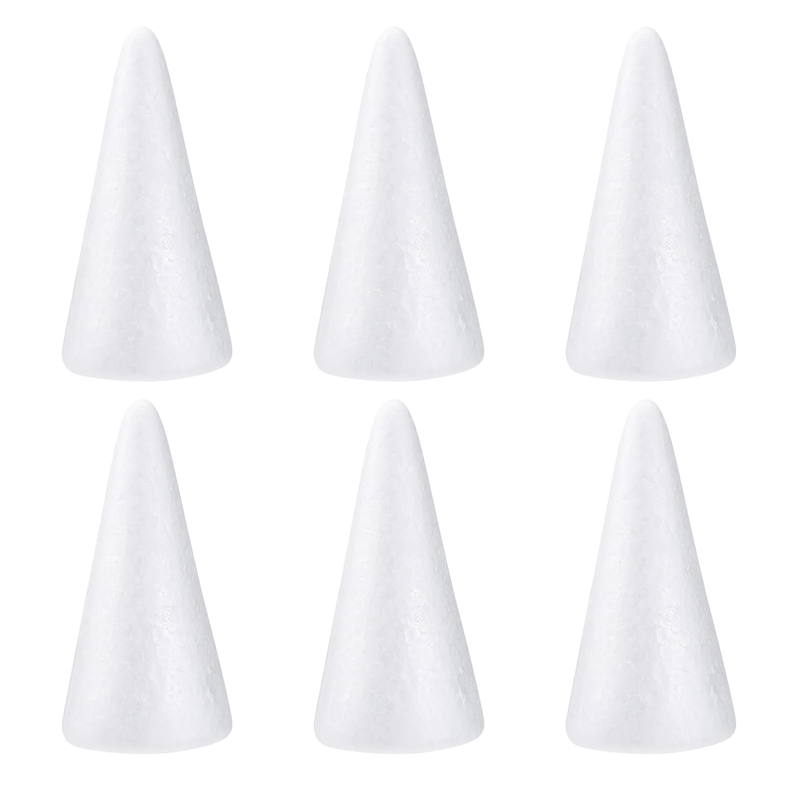 

Cone Cones Craftsstyrofoam Craft Christmas Tree Diy White Polystyrene Children Floral Ornamentsupplies Shaped Shapes Kids