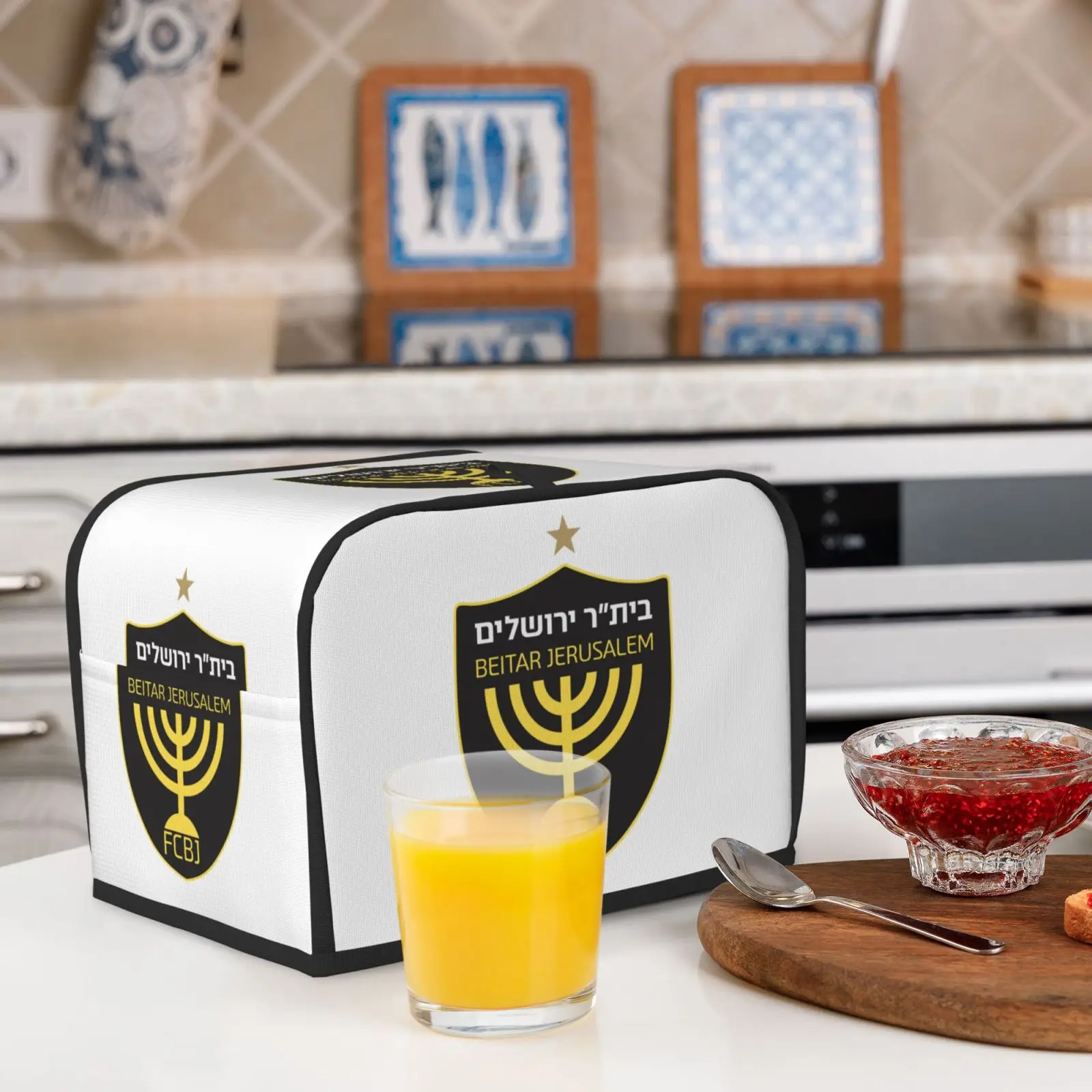 Beitar Jerusalem FC 2/4 ломтика тостер формы для выпечки протектор пылезащитный кухонный