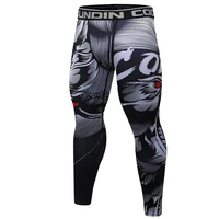 cody lundin beautiful printed design hot sale style good polyester fabric boxxing running exercise mens sporting pants