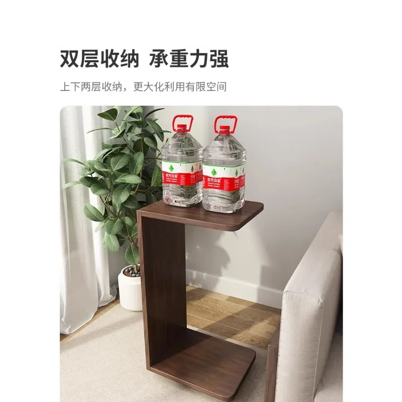 Угловой столик из цельной древесины Тип C U угловой прикроватный для маленькой