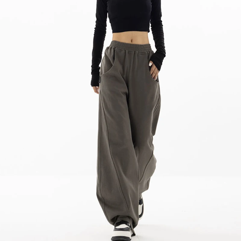 

Women High Waist Banana Pants Spring Summer 2023 Chic High Street Casual and Versatile Track Trousers