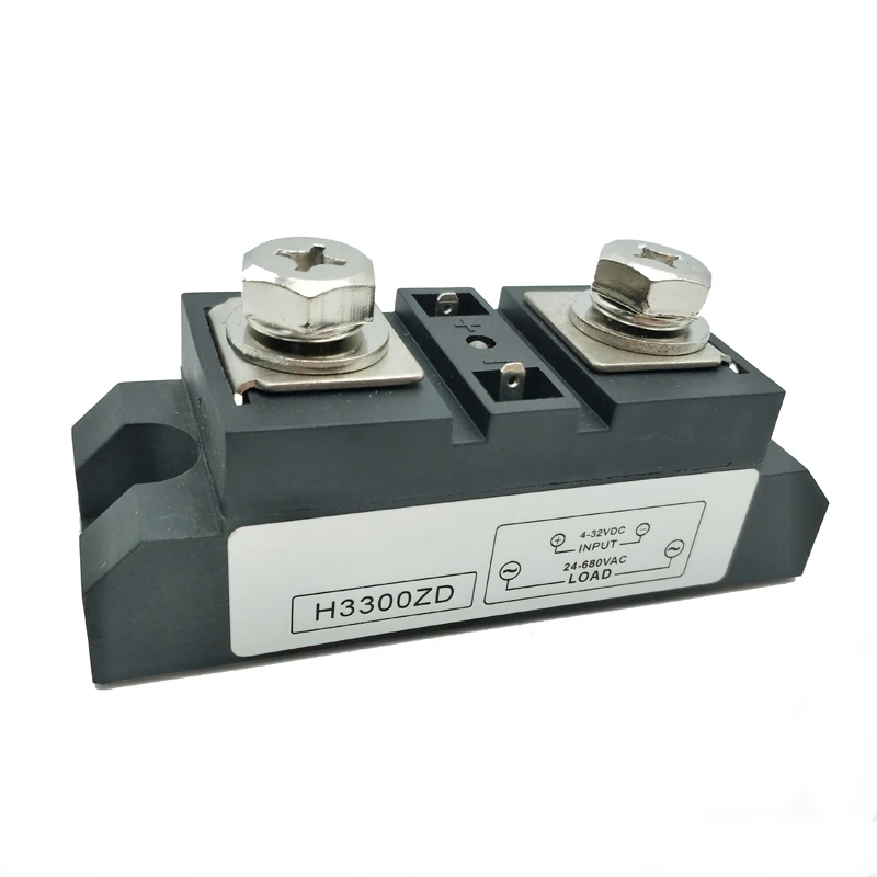 

300A Industrial SSR Single-phase Solid State Relay Input 4-32VDC Output 24-680VAC, Solid State Relay