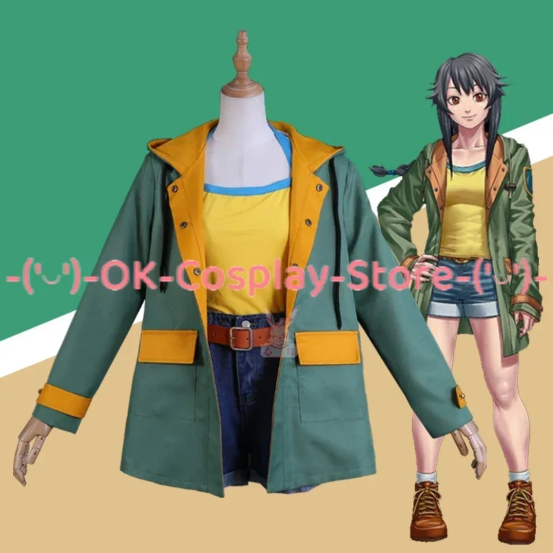 Игра Raging Loop Serizawa Chiemi Косплей Костюм Женский Милый праздничный костюм Пальто