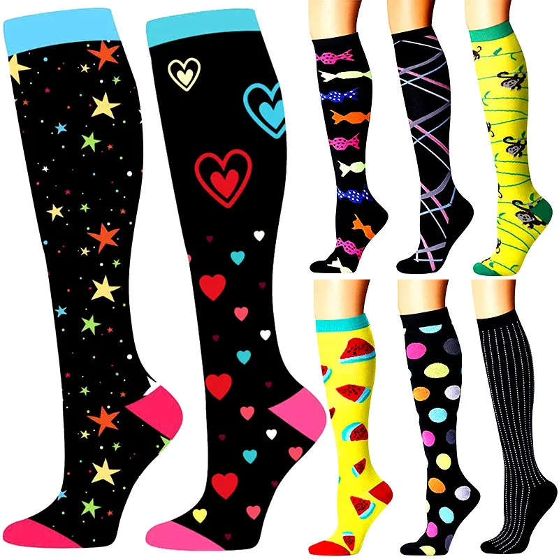 

Compression Stockings Varicose Veins Medical Tube Outdoor Sports Sock Fit Running Edema Diabetes Cycling Long Pressure Stockings
