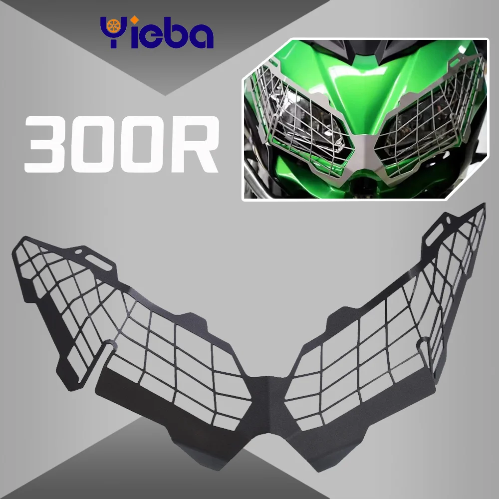 

Для Kawasaki Ninja 300 R 2013 2014 2015 2016 2017 мотоциклетный Ниндзя 300 r R защитная накладка на переднюю фару NINJA300R