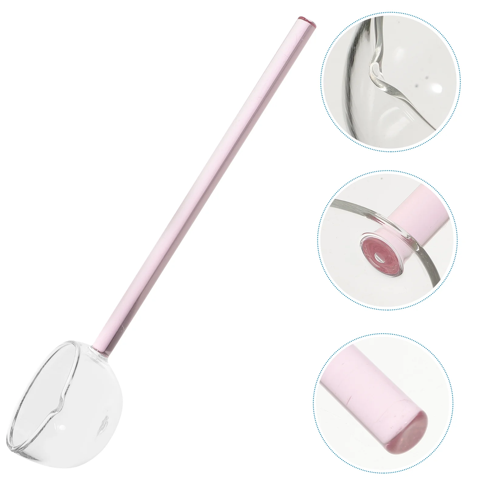 

Kitchen Spoon Novelty Glass Dessert Spoon Ice Cream Spoon Stirring Spoon Glass Stirring Spoon