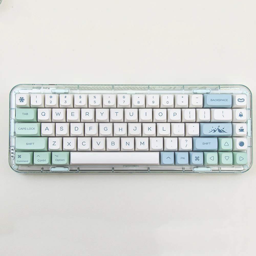 

KBDiy 134 клавиш XDA профиль Снежная гора колпачок под заказ PBT краситель-SUB игровая Механическая фотомагнитола MX GMK67 K500 GMK64 Tester68