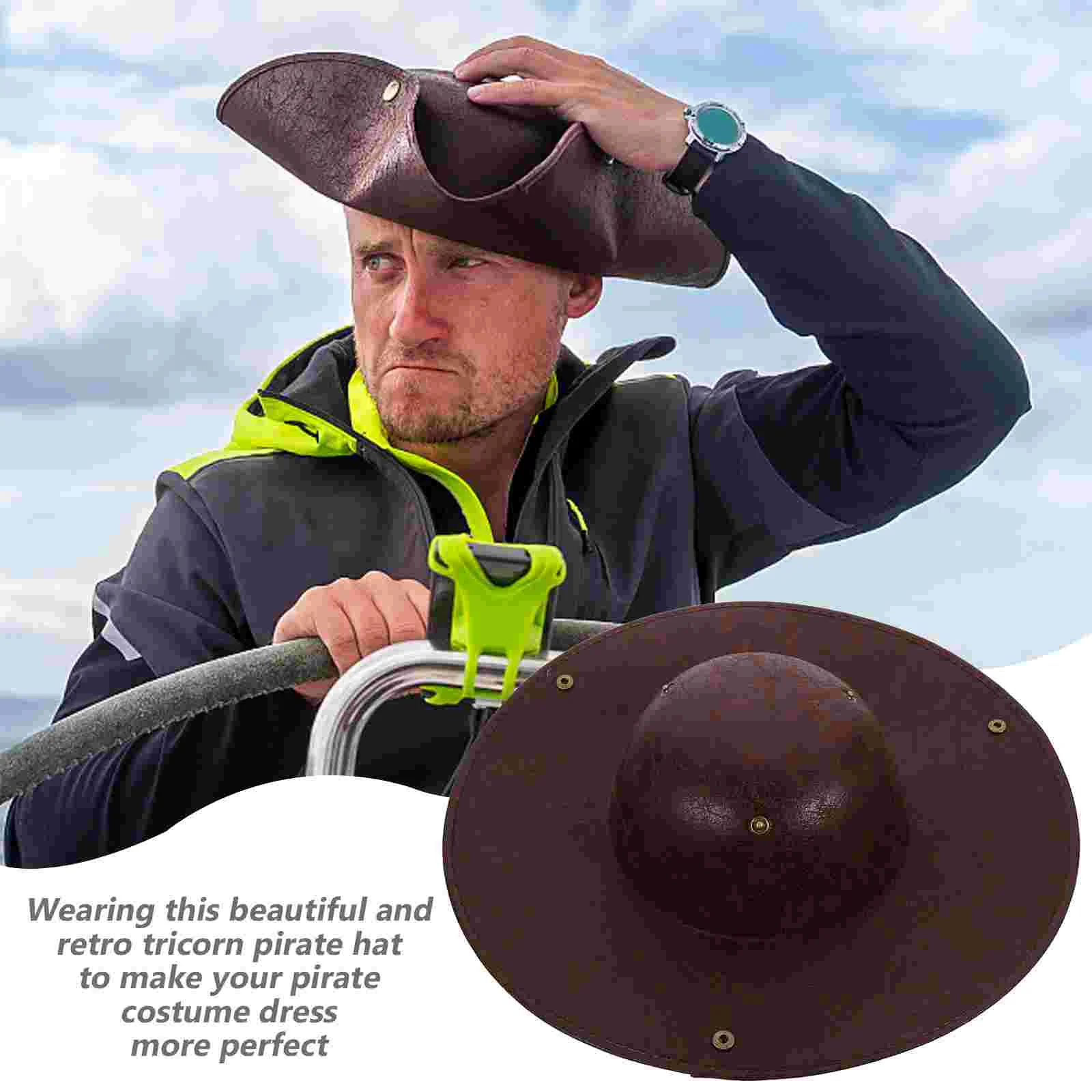 

Black Pirate Hat for Kids, Pirate Costume, Cosplay Cap, Funny Party