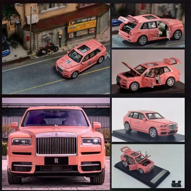 DCM 1:64 Rolls-Royce Cullinan SUV открытая литая модель автомобиля