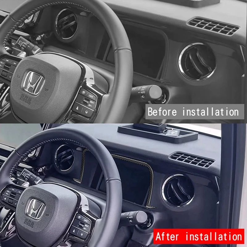 AU04-наклейки на рамку приборов автомобиля для Honda N-BOX 2024 аксессуары салона RHD