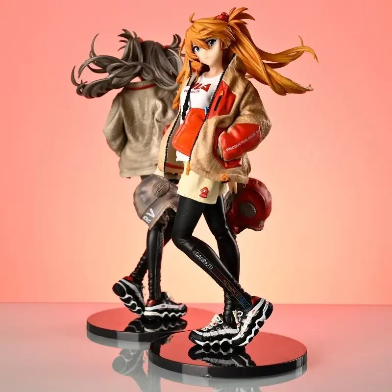 

25 см NEON GENESIS фигурка Евангелион Asuka Langley Shikinami Ver.RADIO EVA Part.2 экшн-фигурка из ПВХ коллекционные подарки игрушки