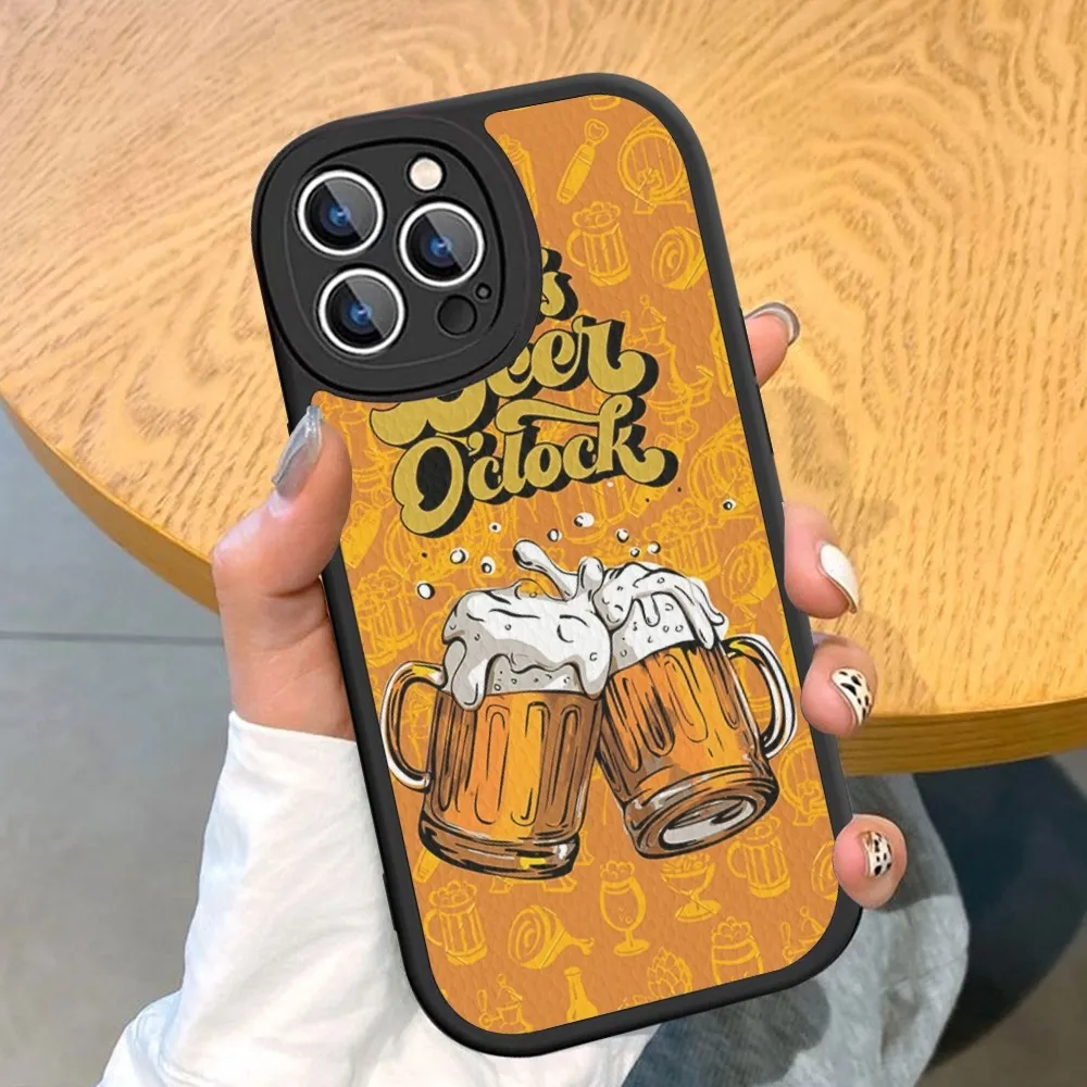 Чехол для телефона Beers Alcohol Bubble из жесткой кожи iPhone 14 13 12 Mini 11 Pro Max Xs X Xr 7 8 Plus Fundas