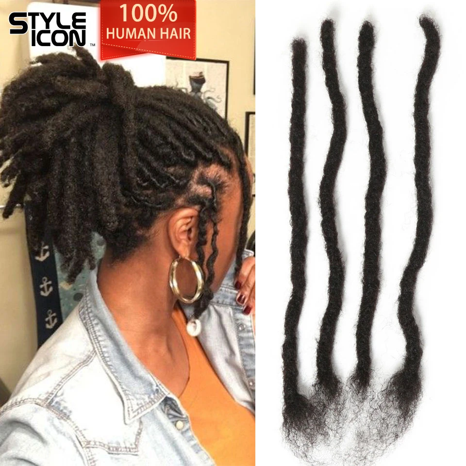 Styleicon Dreadlocks 100% Human Hair Tight Afro Kinky Bulk Human Hair For Twist Braids Human Hair Extensions 20/40/60 strand/lot