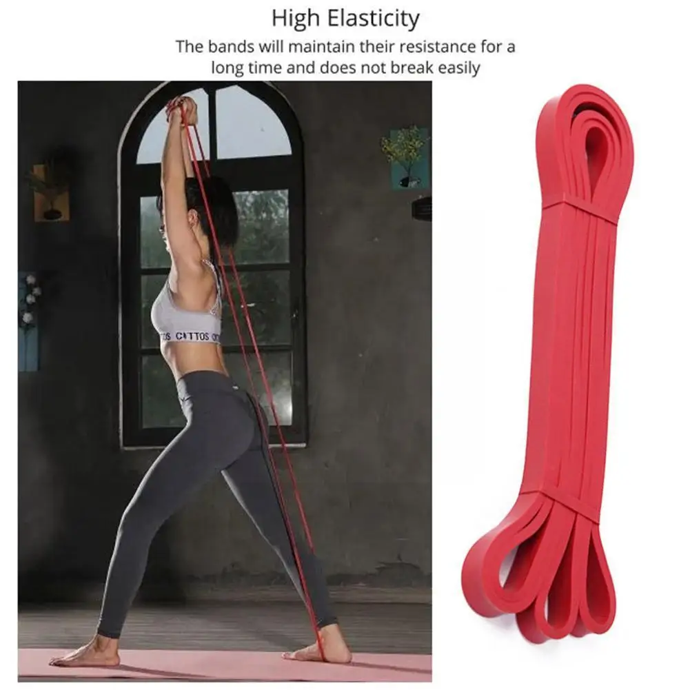 

Fitness Resistance Bands Rubber Elastic Expander Bands Red Equipment Exercise Gym Tension Yoga Strength Sport Accessories N5X7