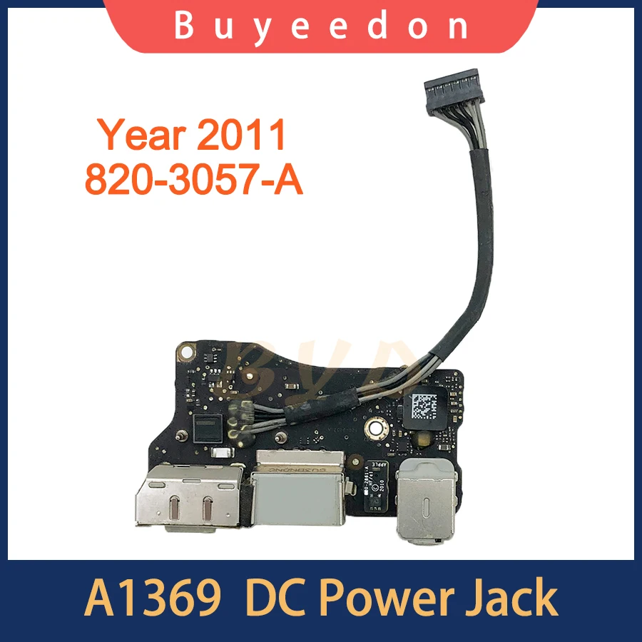 

Original Laptop DC IN USB Jack Power Audio Board for MacBook Air 13" A1369 Mid 2011 Year 820-3057-A EMC 2469