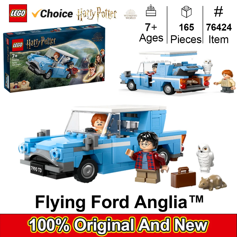 LEGO 76424 Гарри Поттер Летающий Форд Англия Строительные блоки Машина с 2
