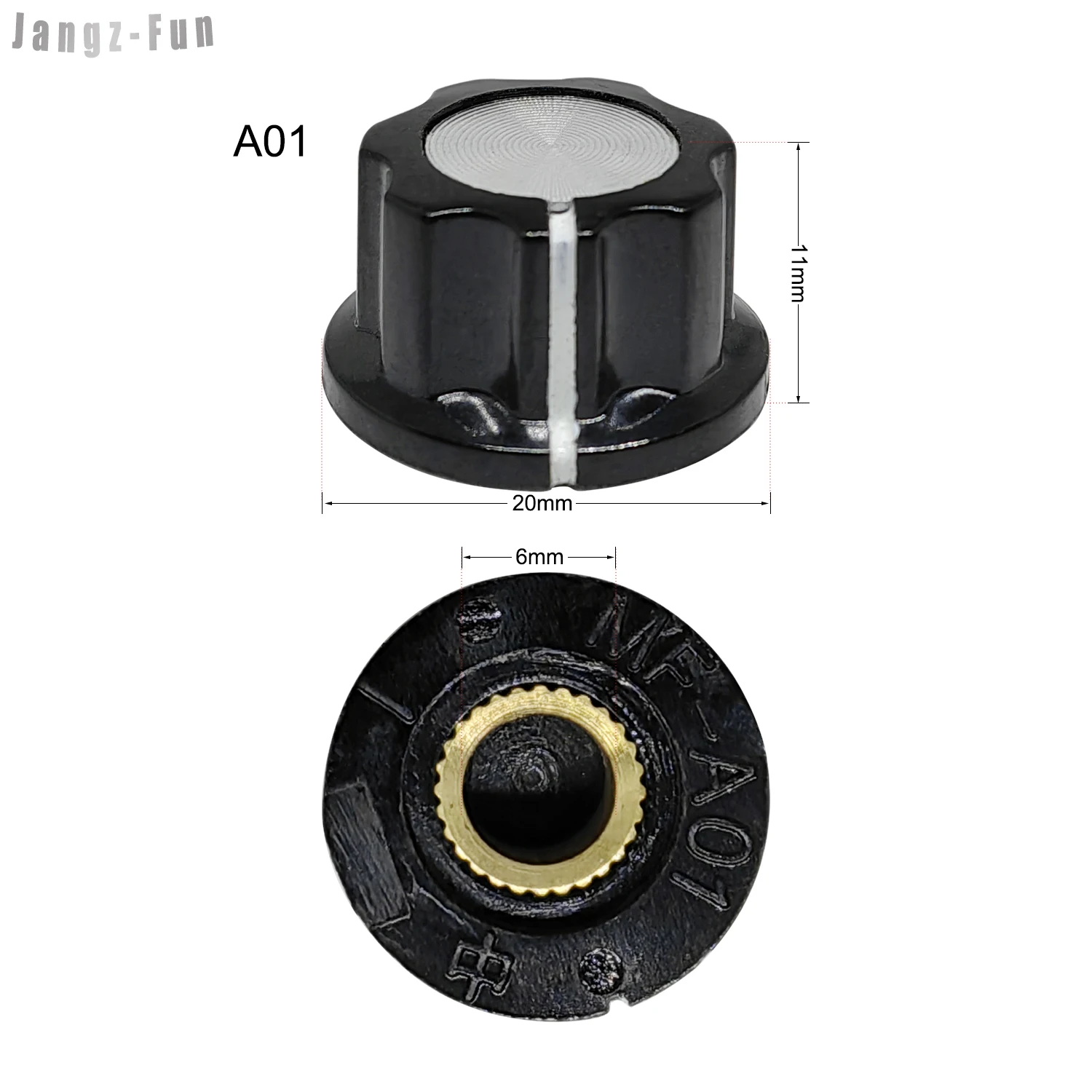 

Потенциометры для гитары JangZ-Fun, 2 шт.