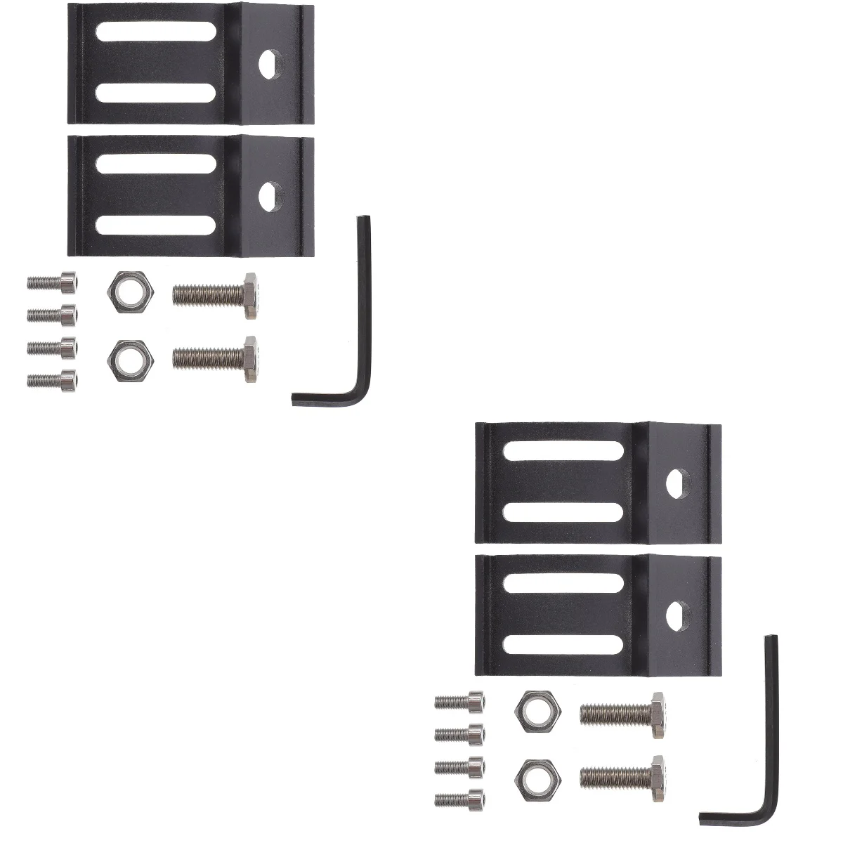 

2 Sets Light Bar Mounting Base Sliding Brackets LED Light Bar Mounting Bracket