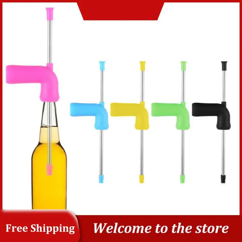 Трубка для пива соломенная трубка воронка-бонг двойная питья инструменты