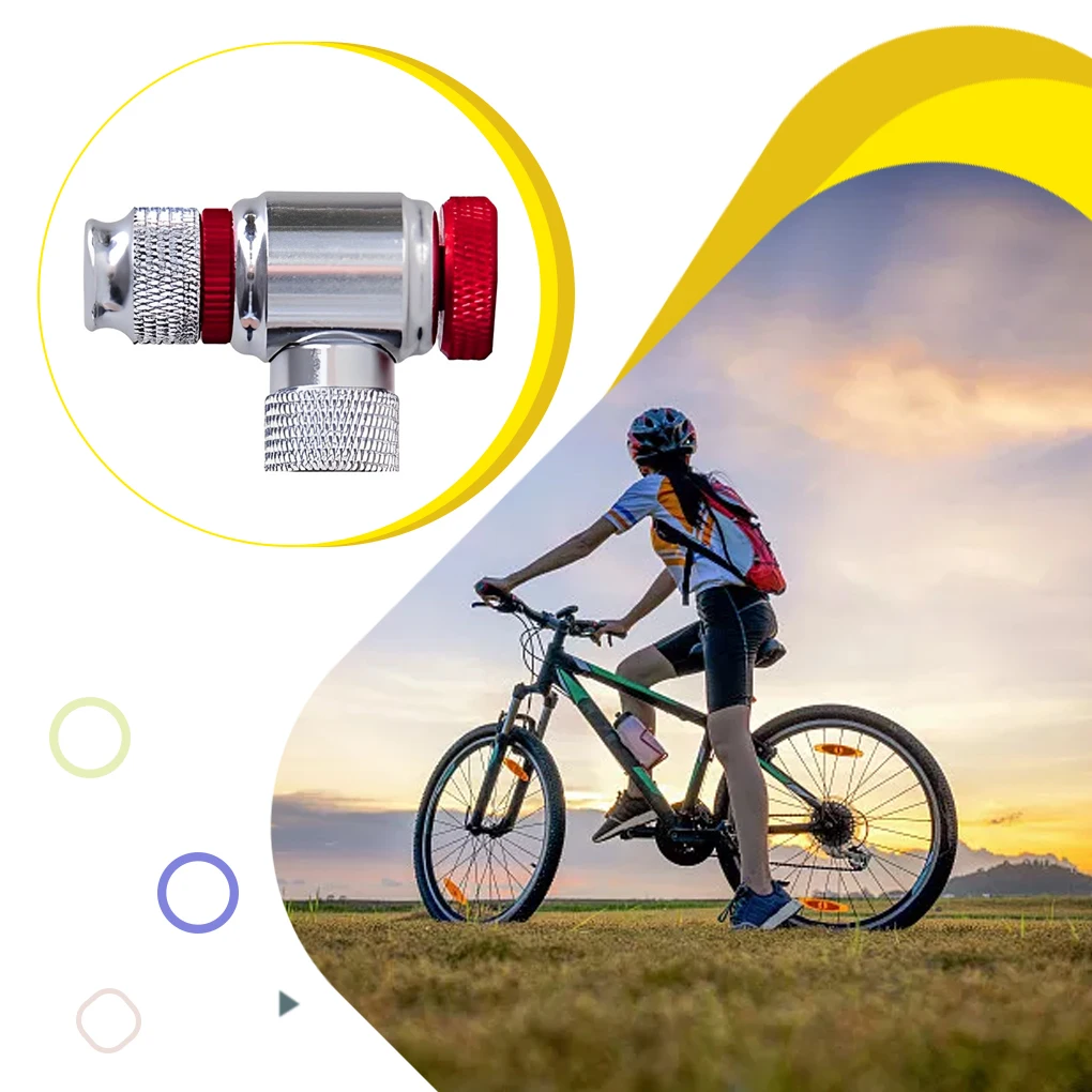

Fast Inflator Inflatable Head For Bikes Tire Bicycles Valves Metal Cylinder Gas Nozzle Adapter Balls Accessories