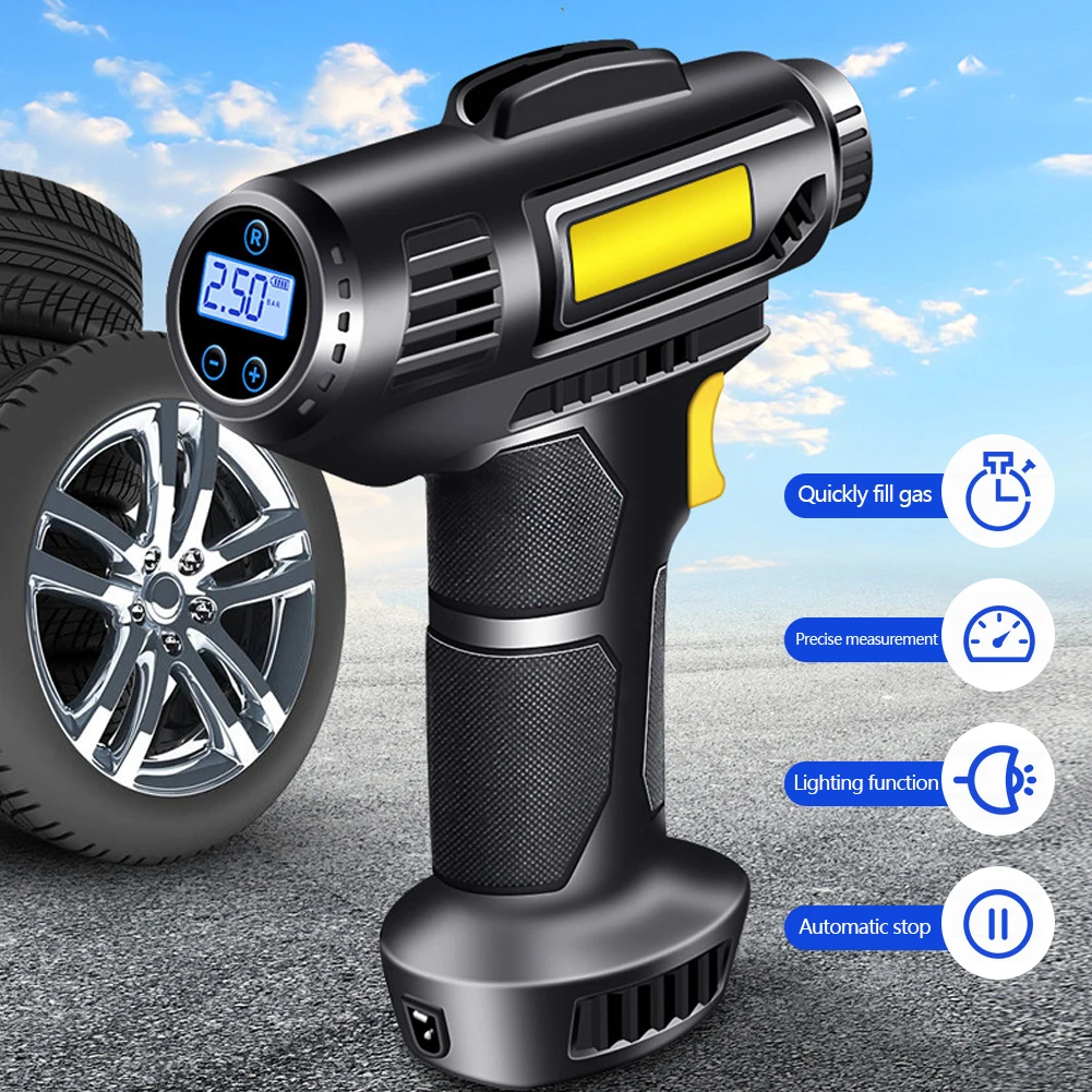 Car Air Compressor Portable Electric 150PSI Tire Inflator Pump Wireless For Bike Motorcycle Boat Bicycle |