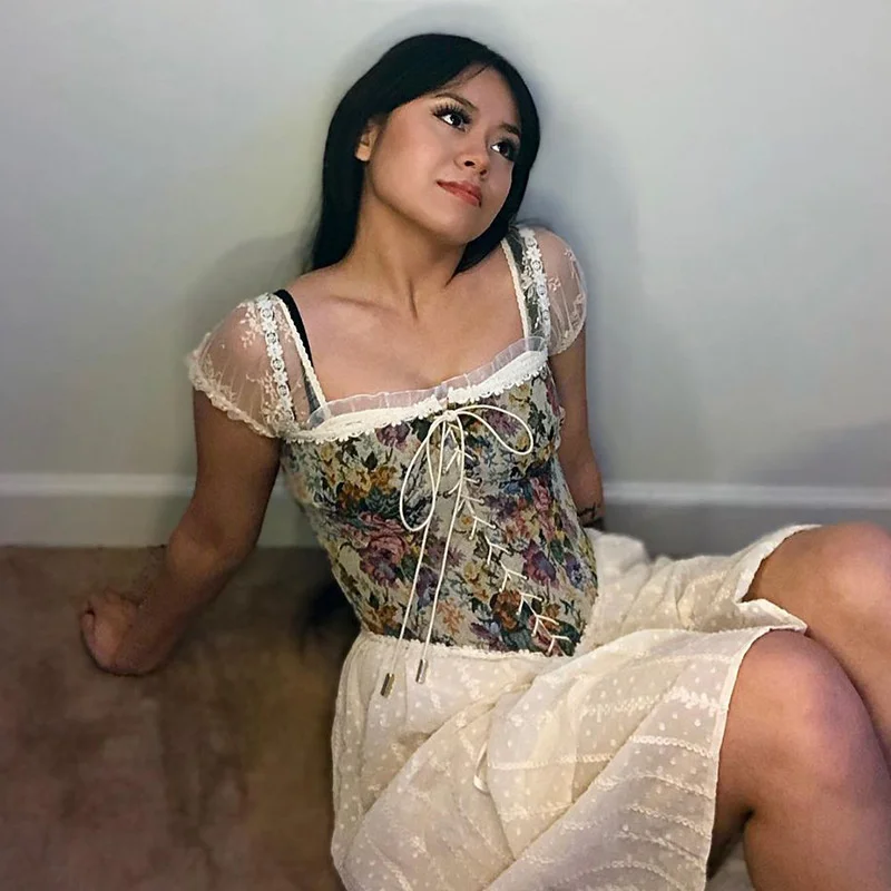 Женский винтажный жаккардовый бандажный пикантный топ с вырезом лодочкой и