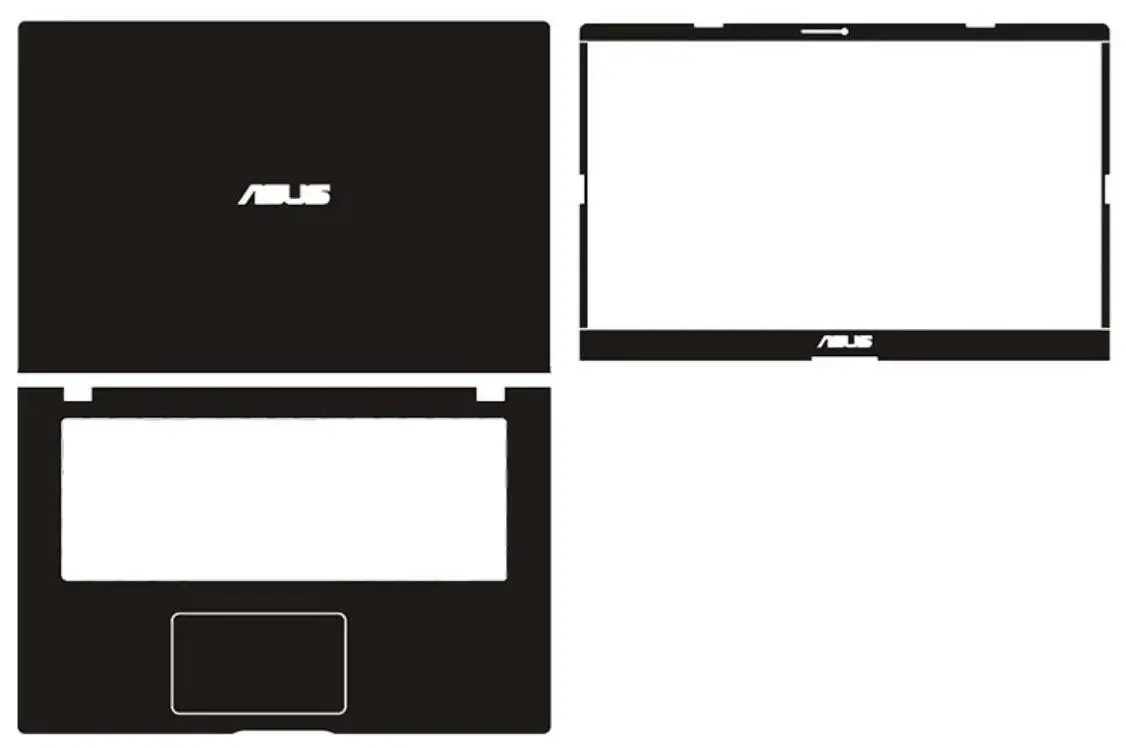 Кожаная/углеволоконная наклейка для ноутбука ASUS Rog Strix GL503 GL503VD GL503VM Hero Edition 15 6