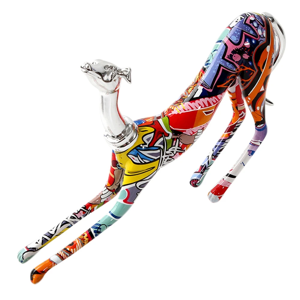 

Color Animal Dog Doberman European and American Creative Ornaments Modern Home Office Decorations Resin Ornaments 1