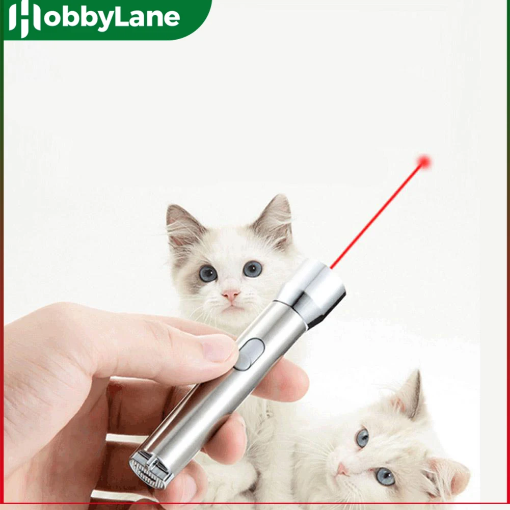 

Portable Mini Led Flashlight Torch 0.5w 200mah Usb Rechargeable Infrared Projection Light Funny Cat Toy Pet Interactive Toy