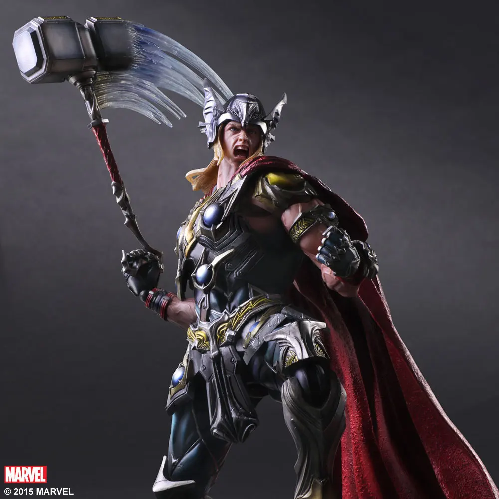 

Marvel Avengers Thor Action Figure Toys 27cm Large Creative Thor Figures Statue Model Doll Collection Ornament Gifts for Child
