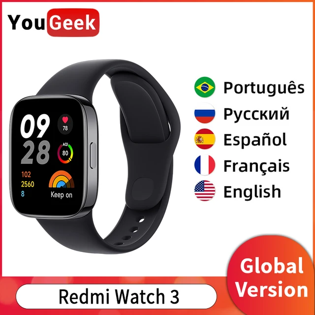 Global Version Xiaomi Redmi Watch 3 GPS Smartwatch Heart Rate
