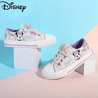 disney minnie girls sequin colorblock cartoon childrens shoes soft sole non slip casual comfort low top white shoes