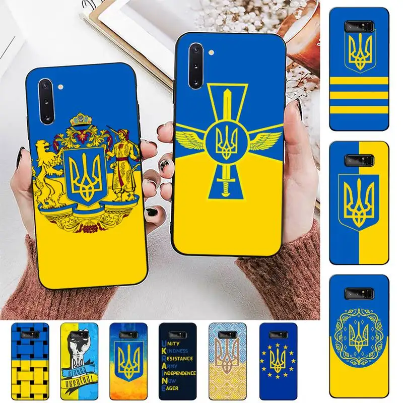 

Ukraine Flag Phone Case for Samsung Note 5 7 8 9 10 20 pro plus lite ultra A21 12 72