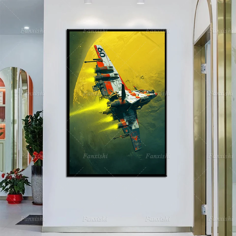 

Modern Movies, Games Space Ships Poster Artwork Modular Pictures Wall Art Prints Canvas Painting Bedroom Living Room Home Decor