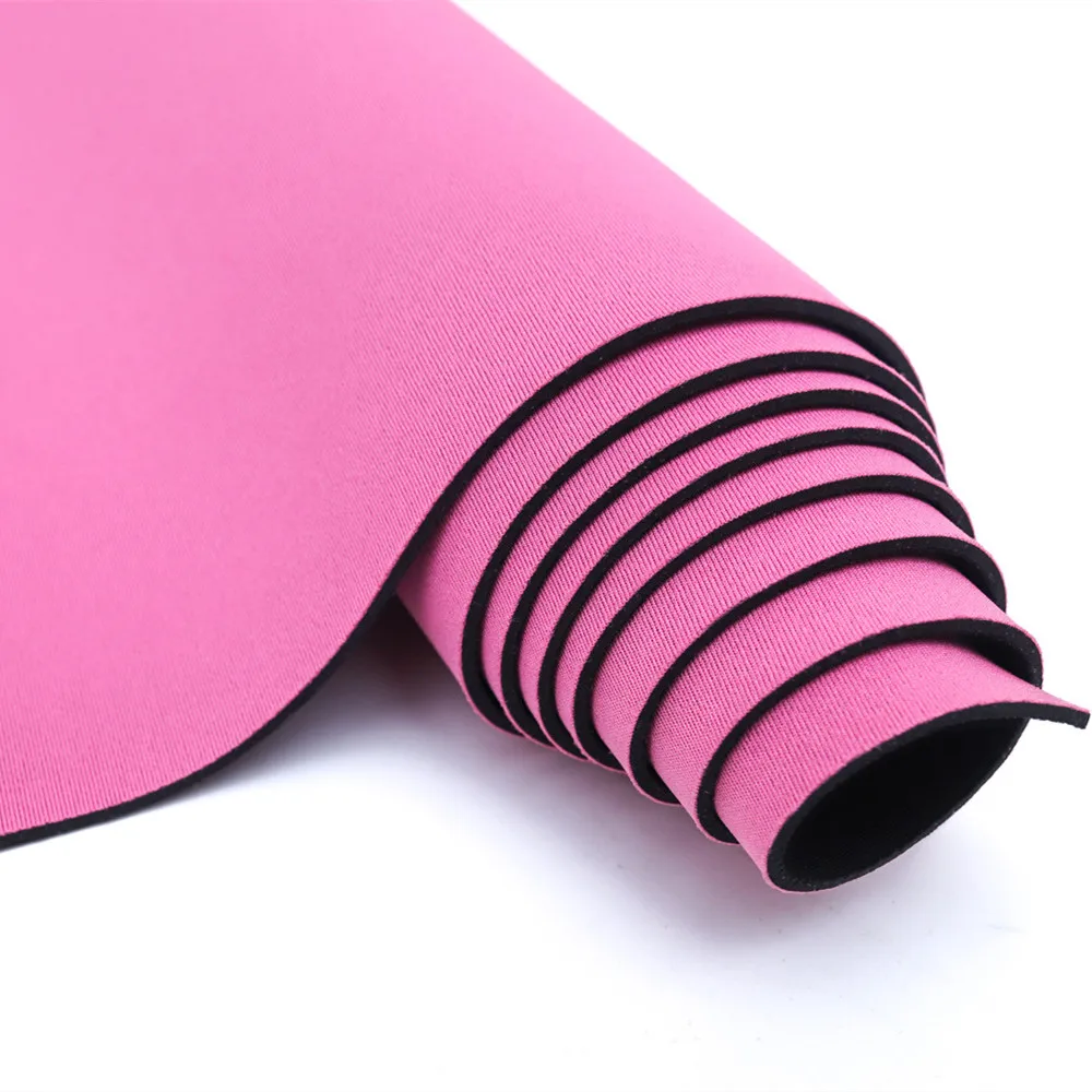 SBR розовая Неопреновая Ткань для шитья водонепроницаемая ветрозащитная