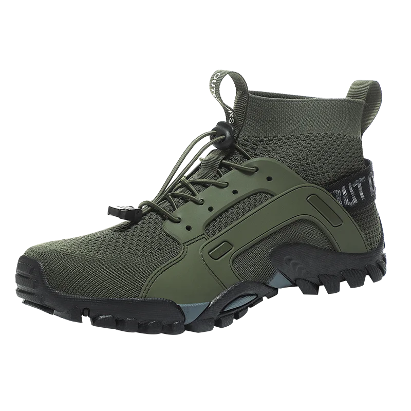 

Men's Hiking Shoes High Top Anti-slip Shock-absorbant Impact-resistance Climbing Shoes Hard-wearing Outdoor Sport Shoes
