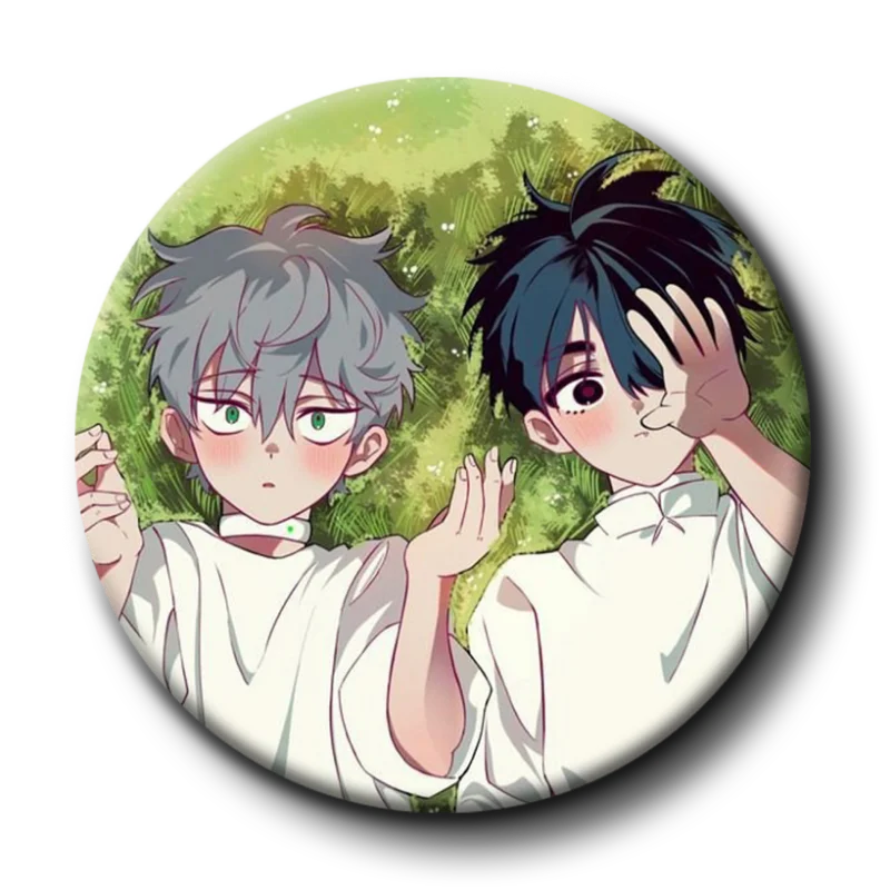 

Круглый значок с инопланетянином