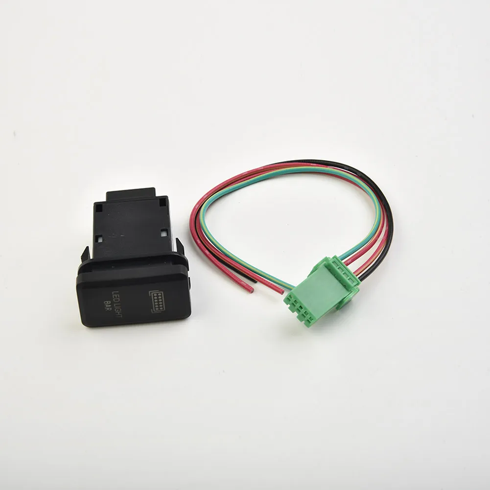 

Car 12V On-Off Push Switch For Toyota LED Light Bar Switch Push Button For T/acoma FJ Cruiser 4Runner Highlander Interior Parts