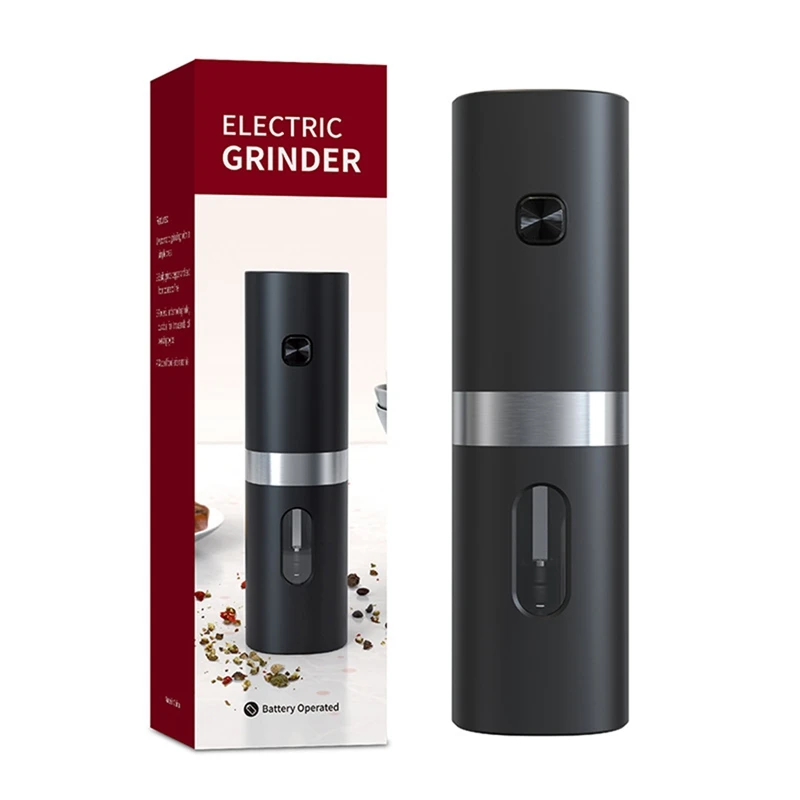 

Electric Automatic Pepper Salt Grinders Gravity Herb Spice Mill Adjustable Coarseness Kitchen Tools