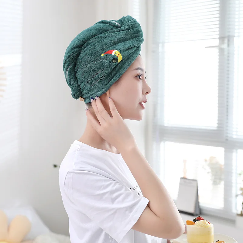 

Women Microfiber Towel Hair Towel Bath Towels for Adults Home Terry Towels Bathroom Serviette De Douche Turban for Drying Hair