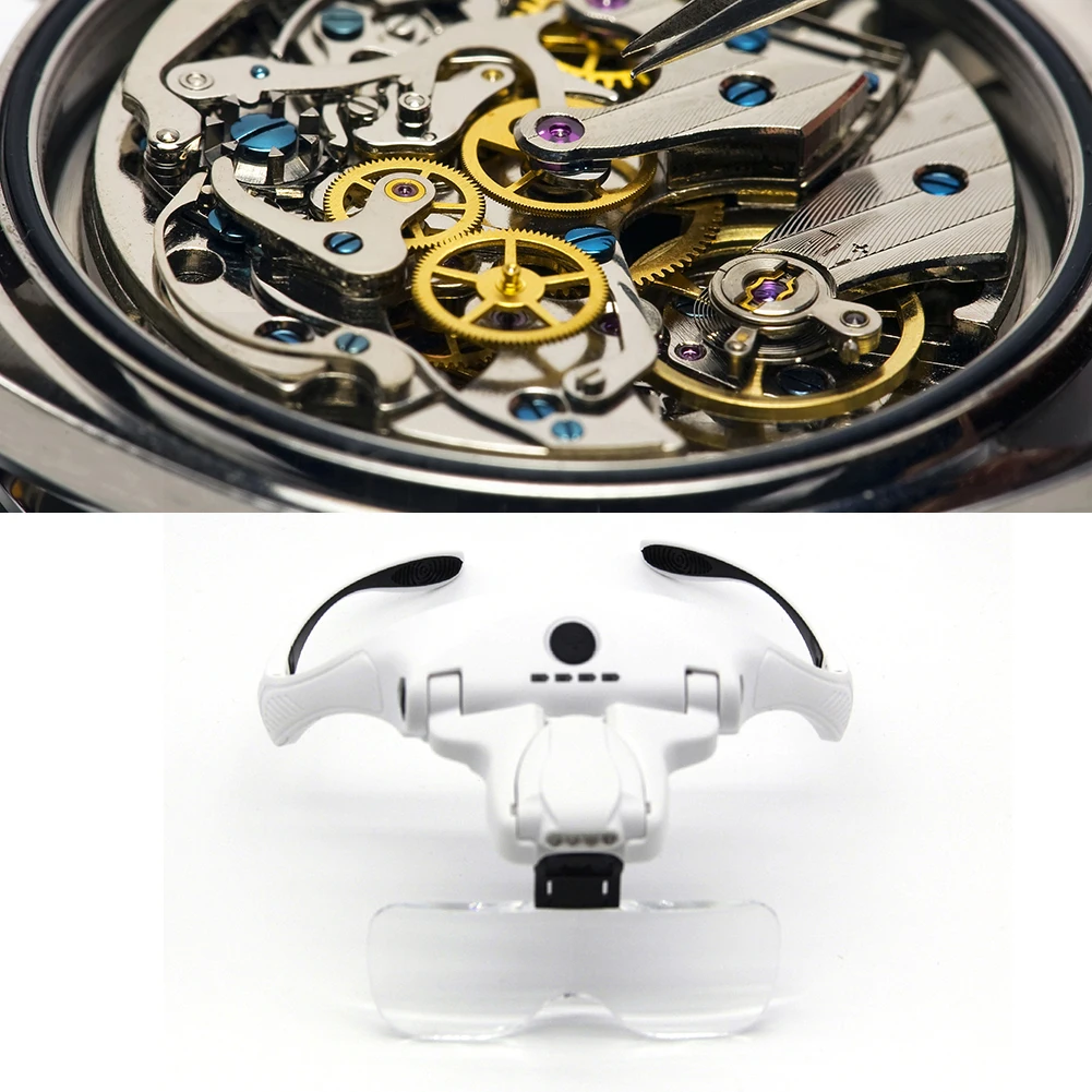 

Увеличительное стекло с креплением на голову, со светодиодной подсветкой