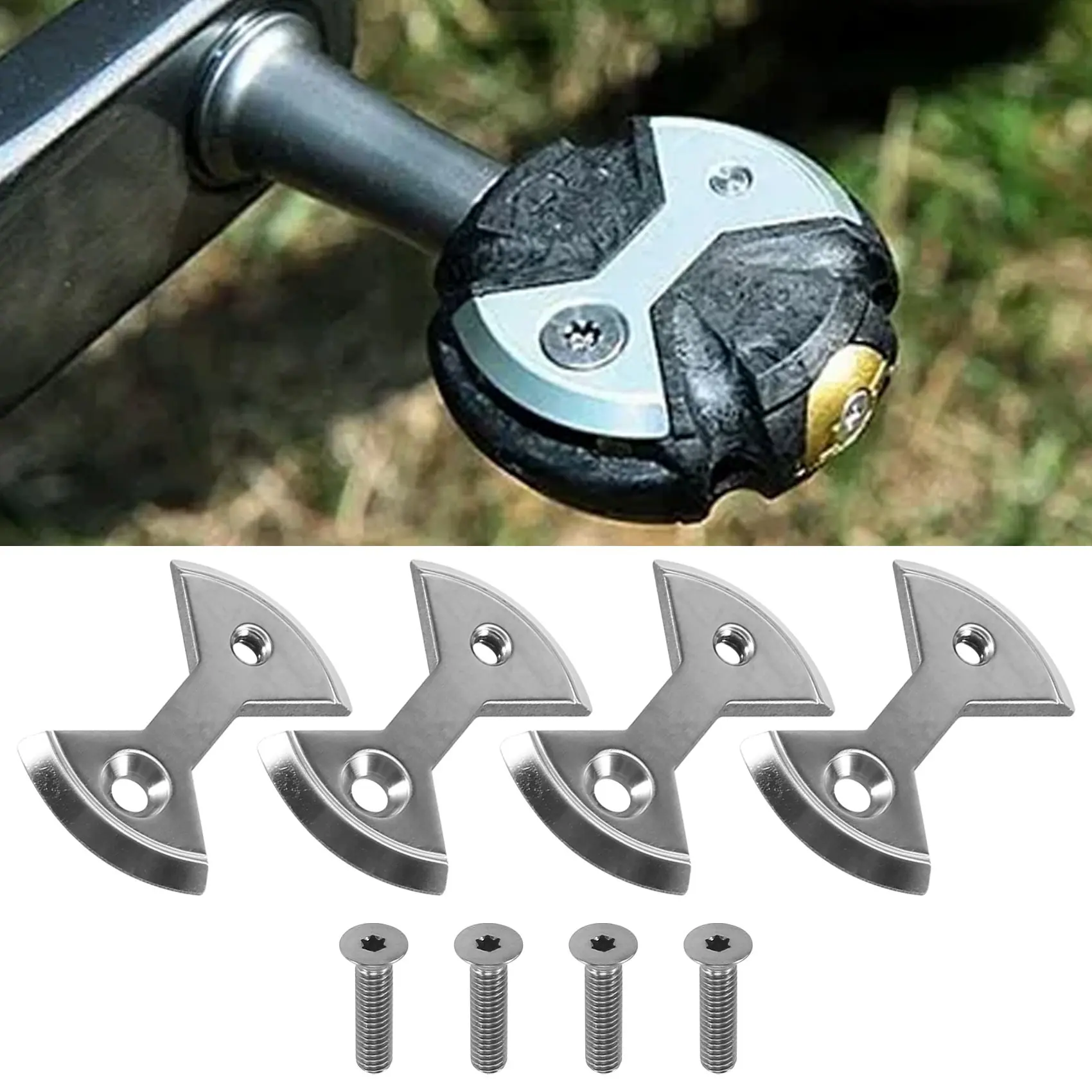 Велосипедные шипы Pro Titanium Mtb для велосипеда педалей Speedplay Zero 4 болта запасные части